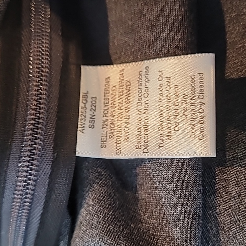 ATM Heather Charcoal Gray Ponte Pants Stretch Sz 10 - Picture 16 of 16
